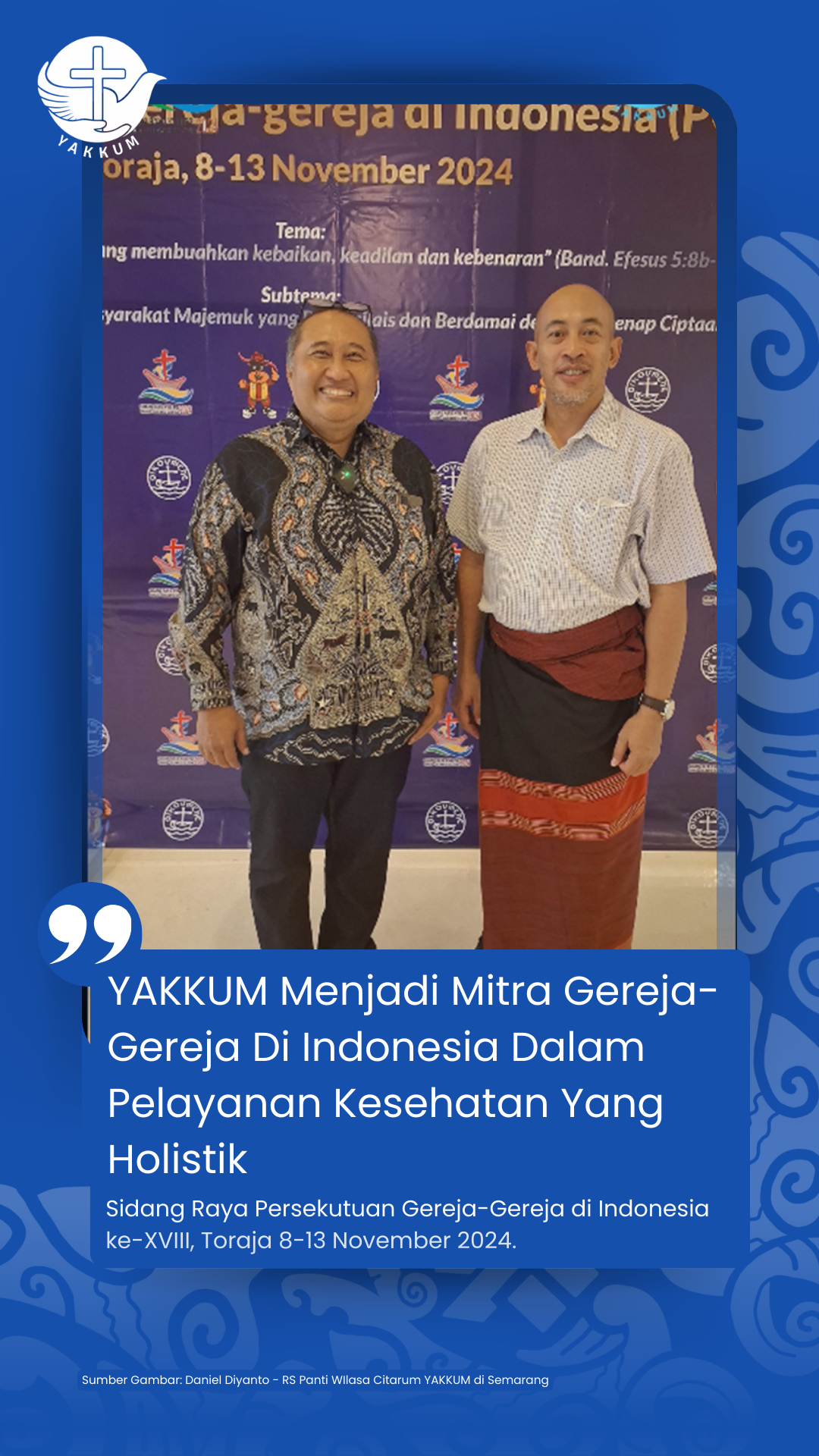 YAKKUM - Sidang Raya PGI XVIII 2024 Toraja 1.1 YAKKUM - Sidang Raya PGI XVIII 2024 Toraja 1.1